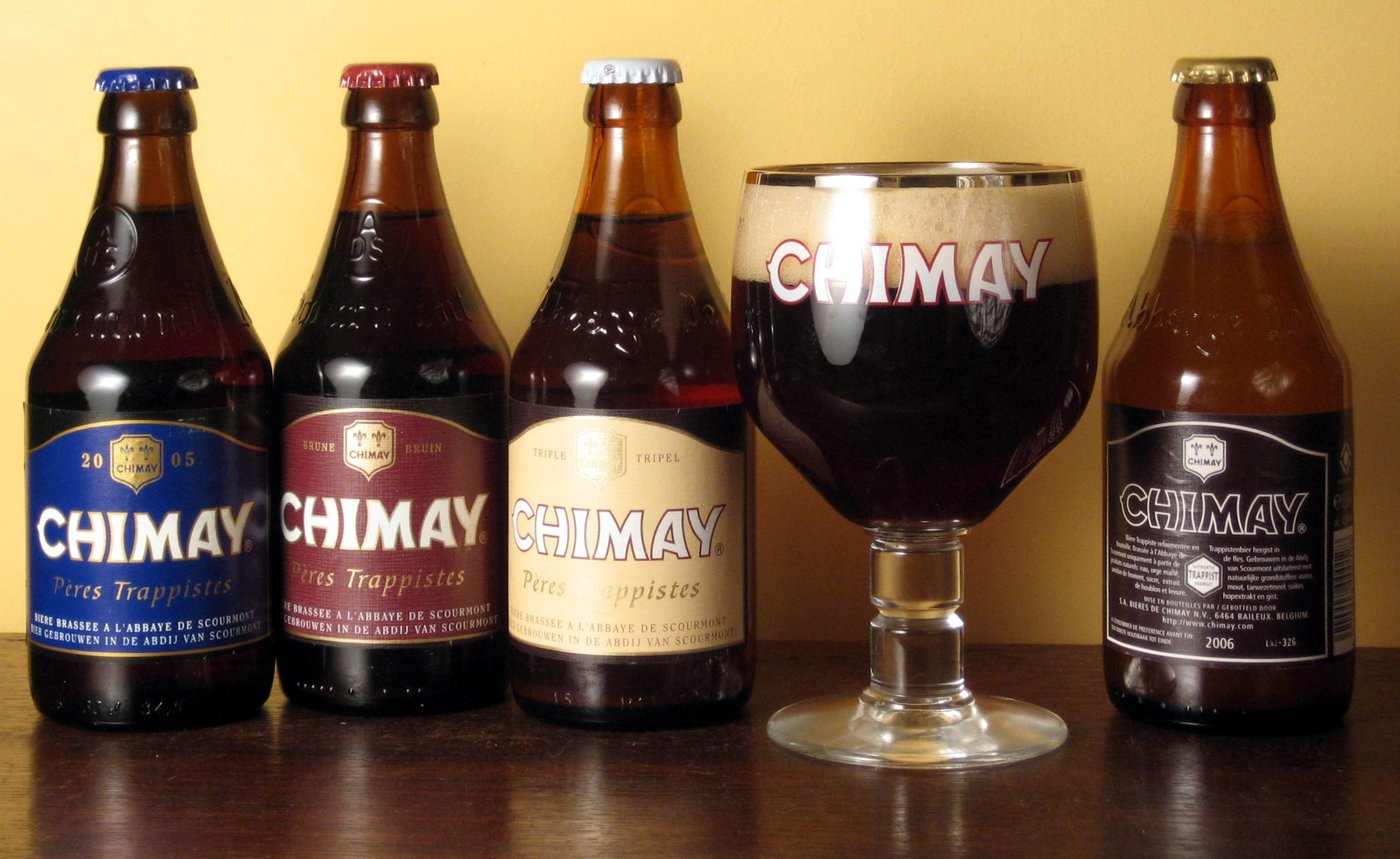 Chimay, a Belgian Trappist beer still brewed within a monastery — the living descendant of the monastic brewing tradition that preserved and refined the craft through the Middle Ages.